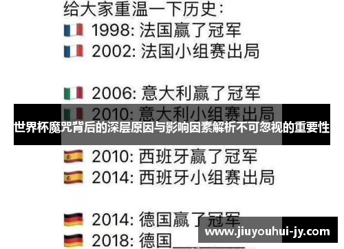 世界杯魔咒背后的深层原因与影响因素解析不可忽视的重要性